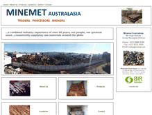Tablet Screenshot of minemet.com